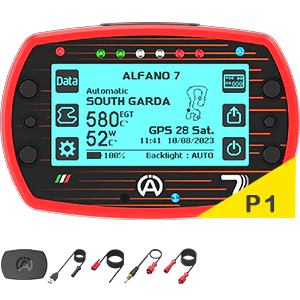 ALFANO7 A1080 RED 2T, Protective Cover, USB Charging Cable, RPM Cable, NTC Water Sensor, NTC Extension Cable