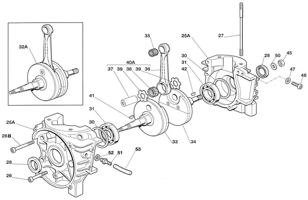 Iame Water Swift Crankshaft Magneto Side - Image 2