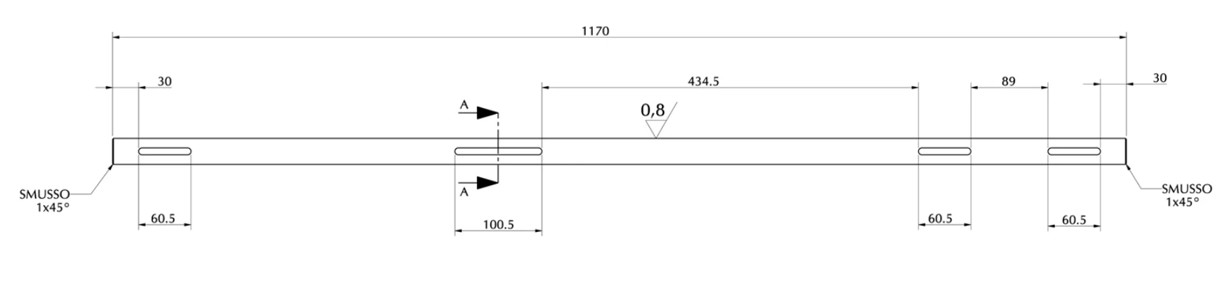 Rear Solid Axle 30mm (8mm Keyway) - Image 5