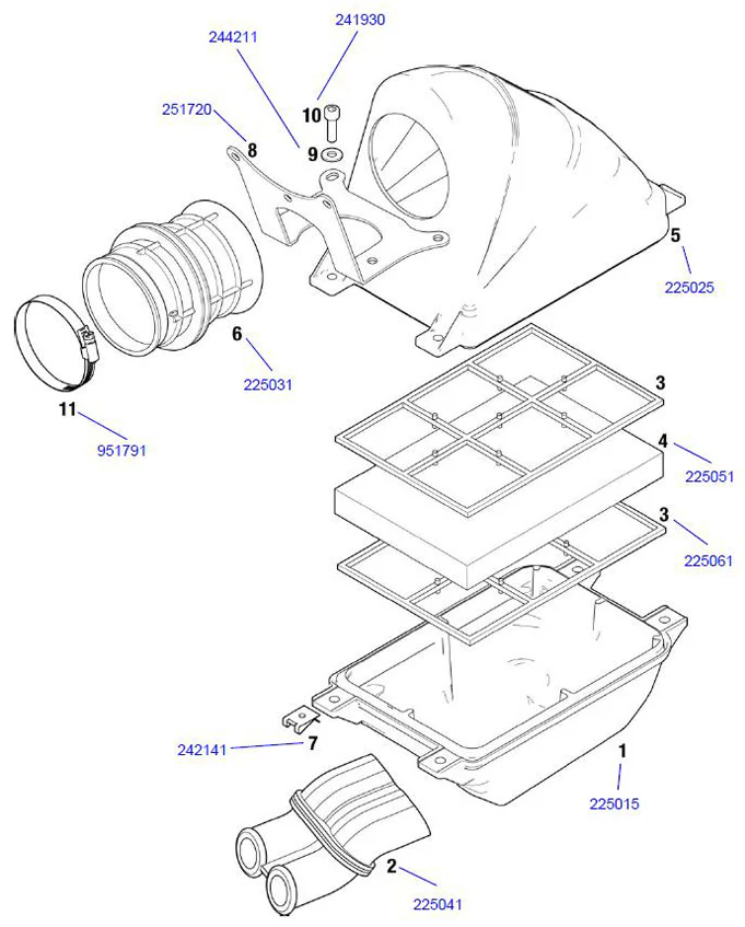 Rotax Max Genuine Air Box to Carburetor Tube 225031 - Image 2