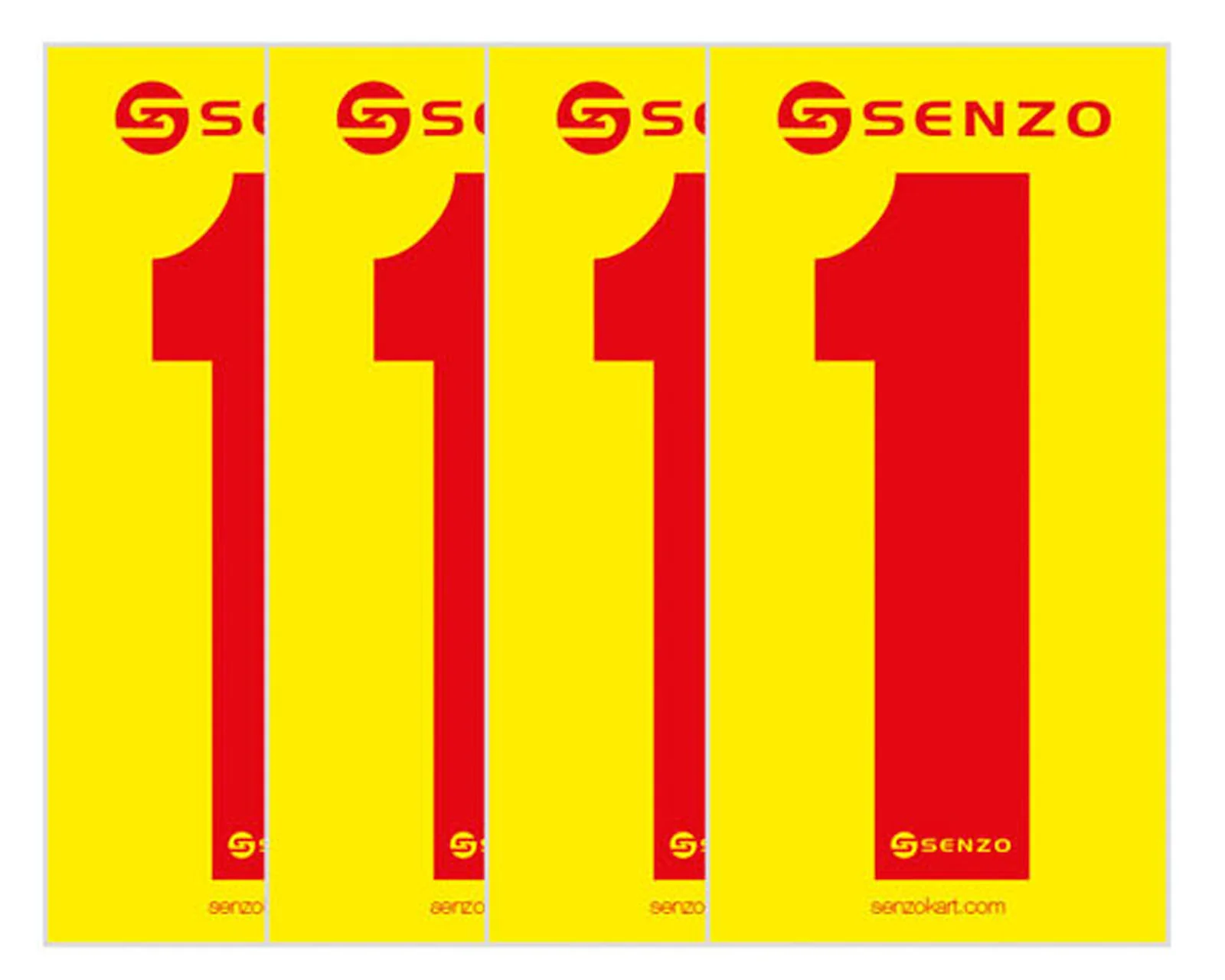 Senzo Adhesive Numbers Pack of 4 - Image 35