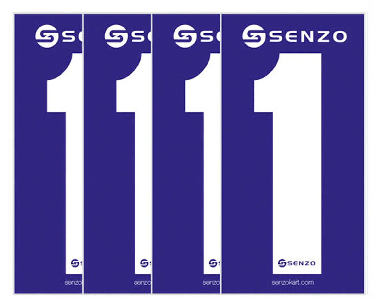 Senzo Adhesive Numbers Pack of 4 - Image 4
