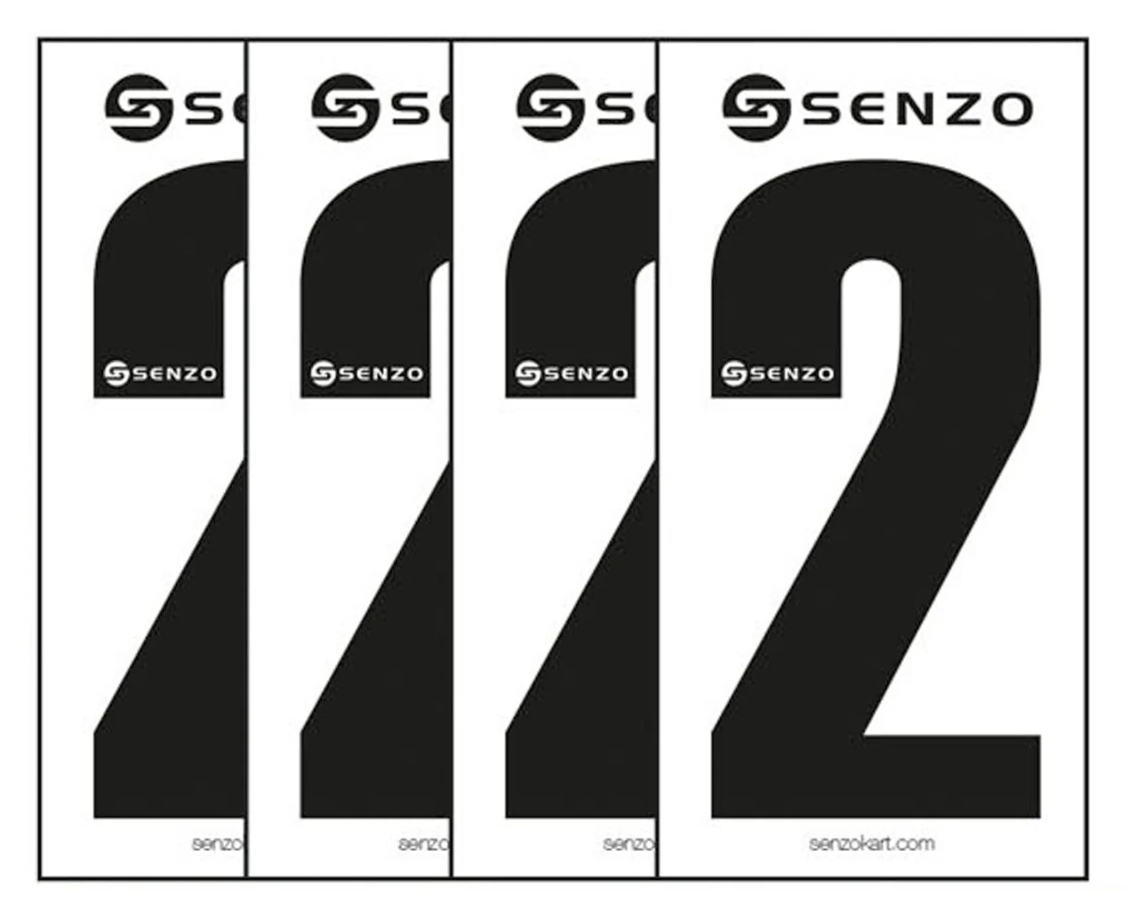 Senzo Adhesive Numbers Pack of 4 - Image 69