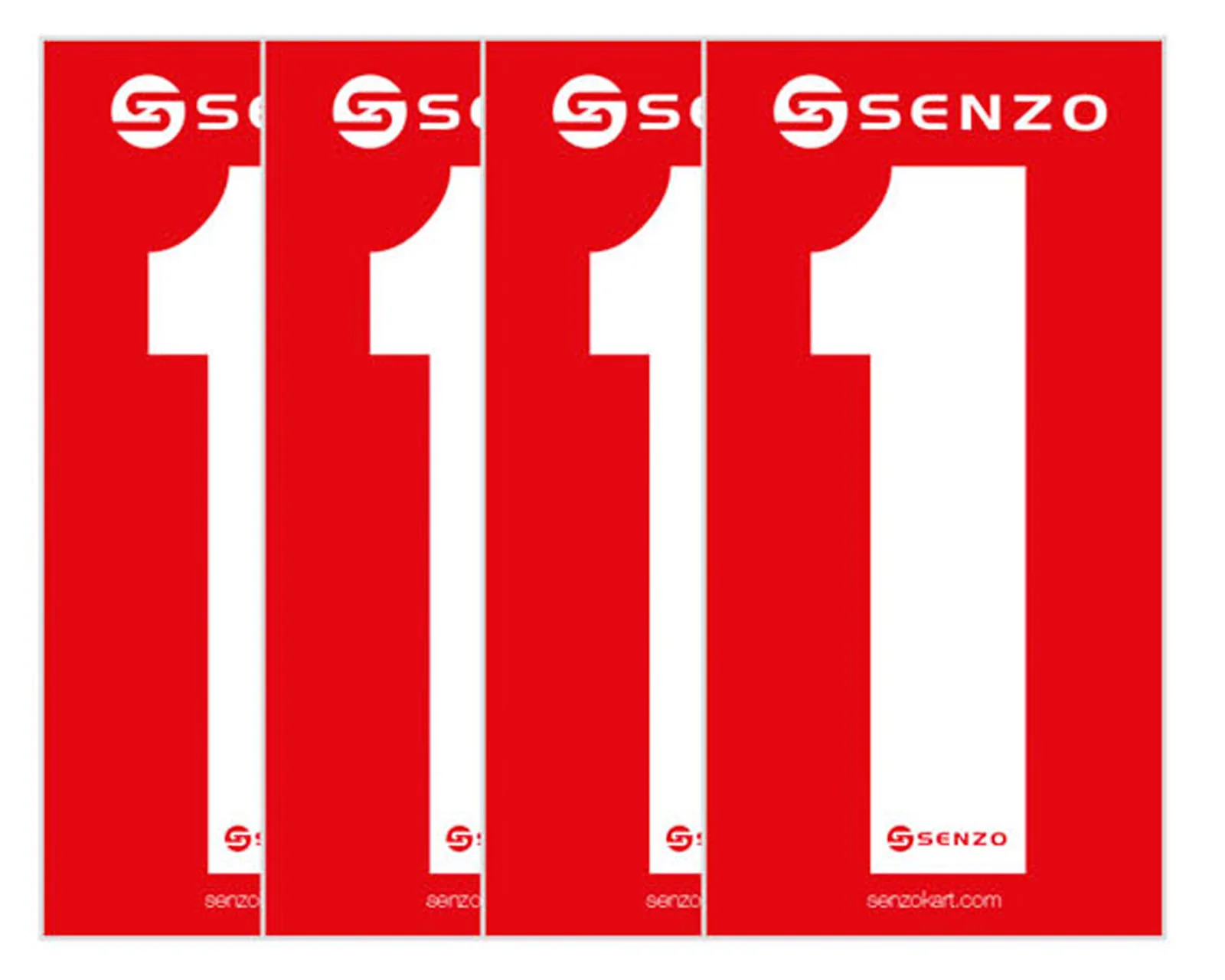 Senzo Adhesive Numbers Pack of 4 - Image 81
