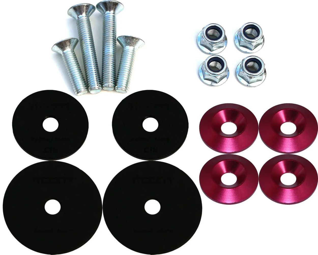 Senzo Seat Fitting Kit Black Red Blue Gold - Image 2