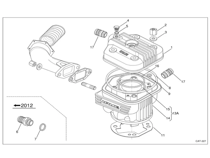Iame X30 Cylinder Base Gasket - Image 3