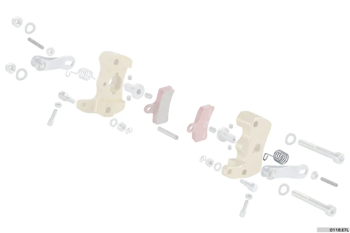 OTK Micro SX brake calipers lever spring
