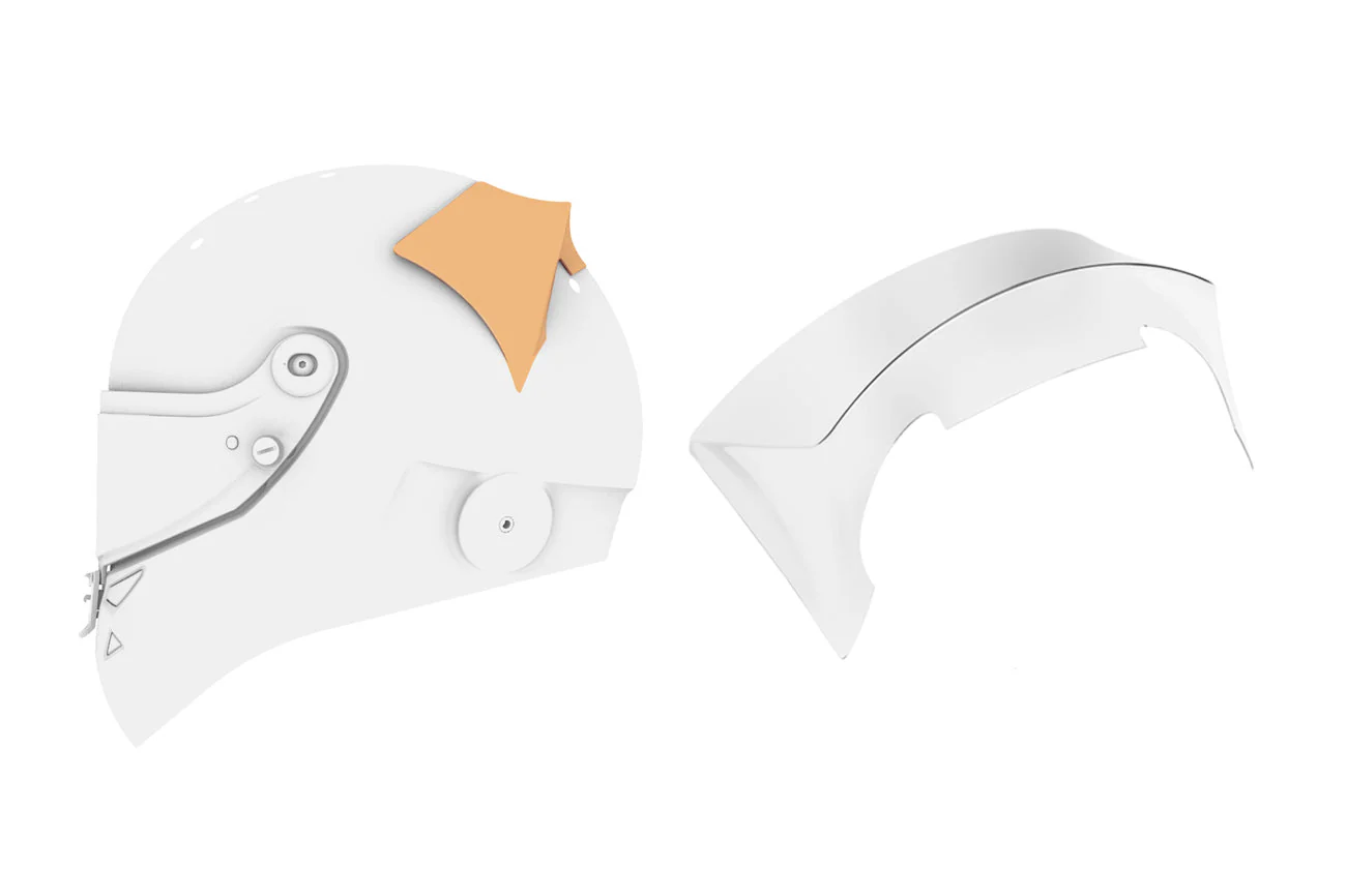 Schuberth 1010008091 Top Spoiler Clear