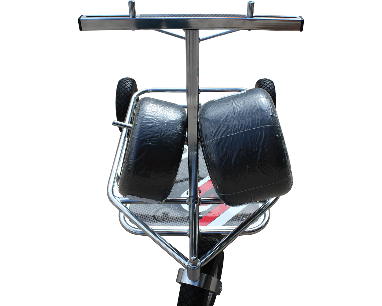 Senzo Chrome 3 Wheel Kart Trolley - Image 3