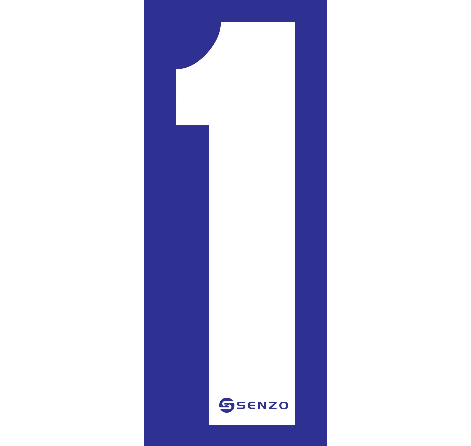 Senzo Small Number Bodywork Sticker 160mm x 65mm - Image 13