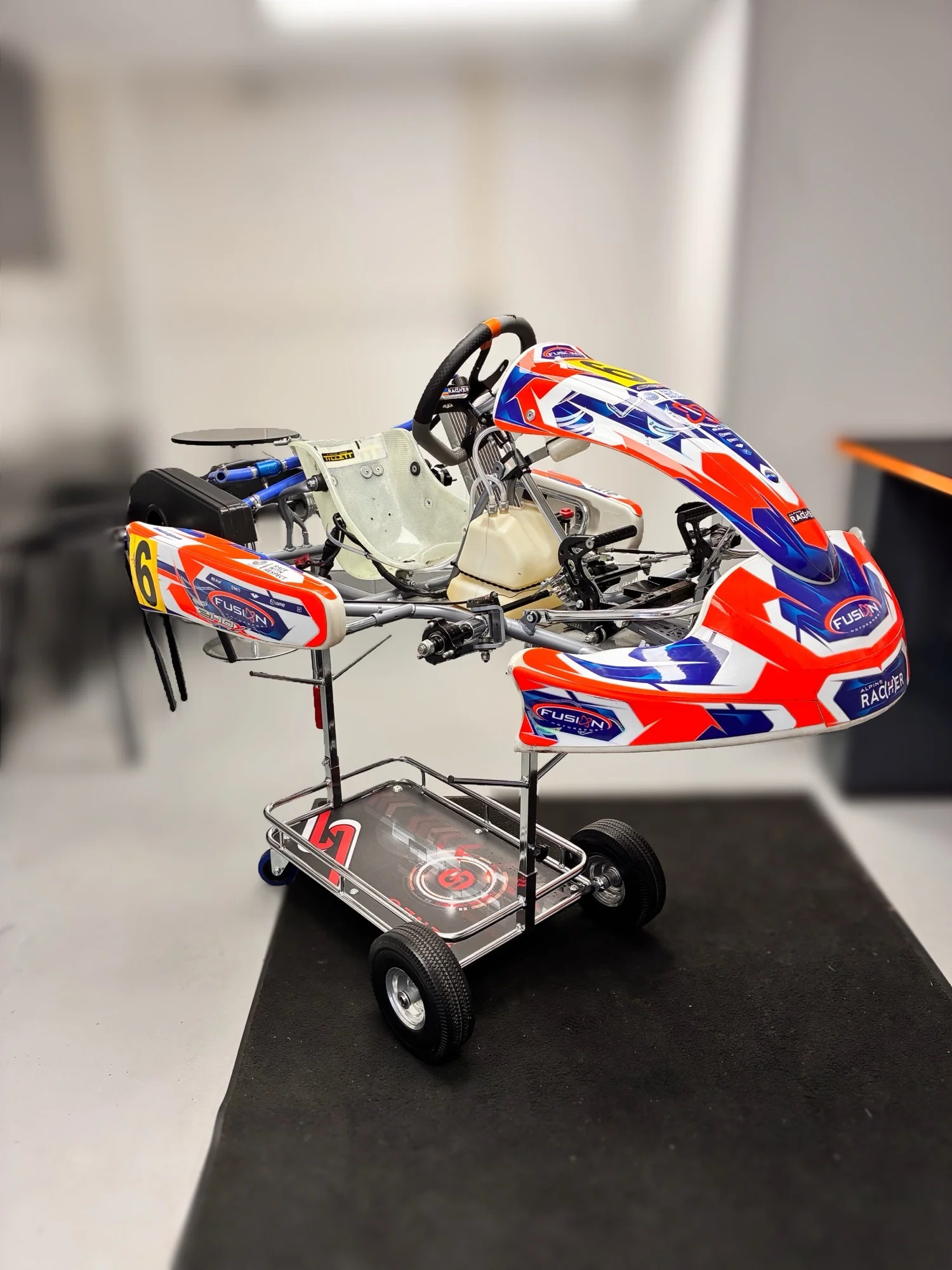 Used Kart Republic 950 Cadet Chassis with Iame Water Swift Radiator Package - Image 4